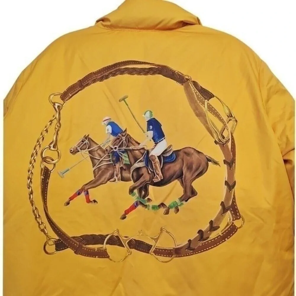 Polo Ralph Lauren Equestrian Yellow Puffer‎ XXL Men / 2XL Women 90% Down 26